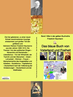 cover image of Das blaue Buch von Vaterland und Freiheit  –  Band 199e in der gelben Buchreihe – bei Jürgen Ruszkowski